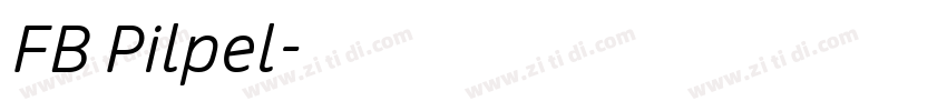 FB Pilpel字体转换